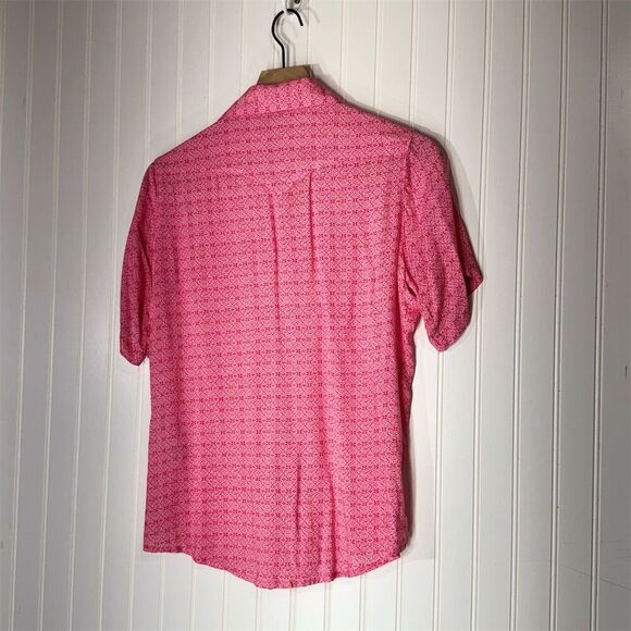 Wrangler Hot Pink Snap Button Western Shirt S Rodeo Cowboy Country Y2K Barbie - Picture 2 of 7